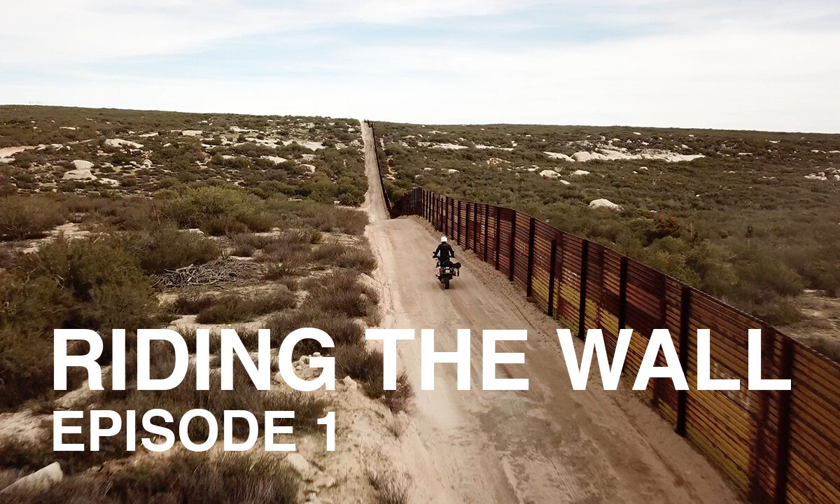 Riding the Wall Episode 1 title graphic