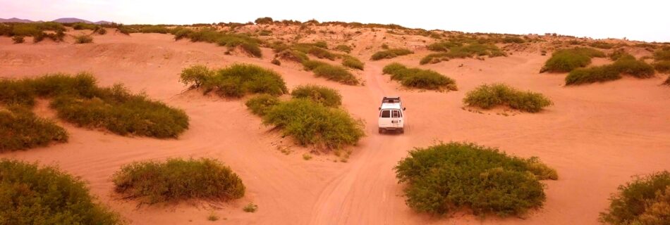 Van in Hotwell Dunes Arizona