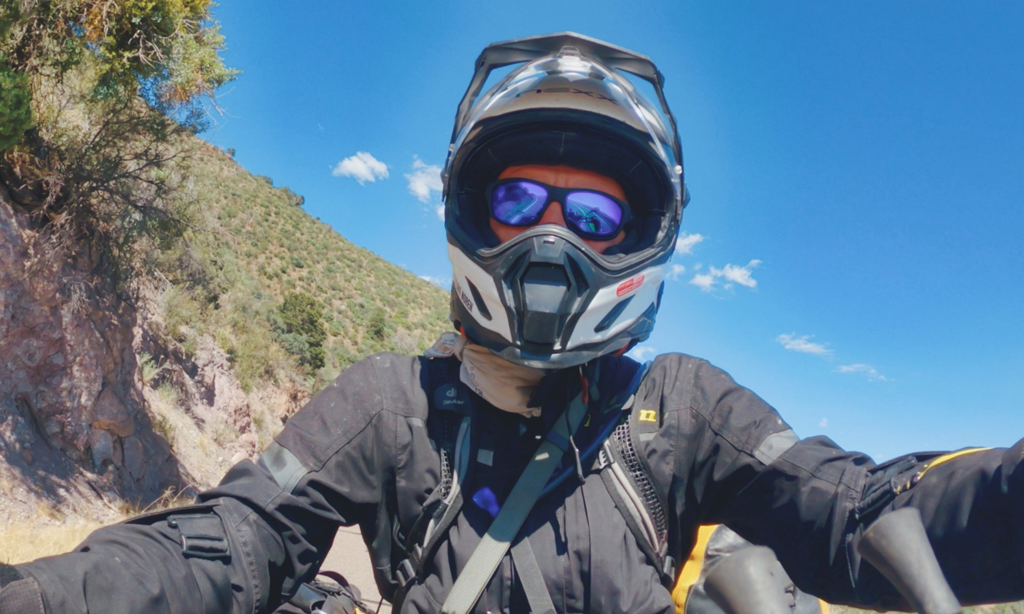 Sterling Noren riding motorcycle