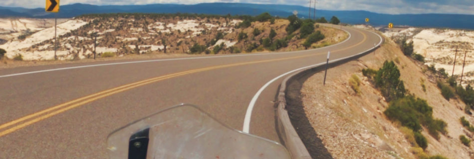 Twist pavement motorcycling in Utah