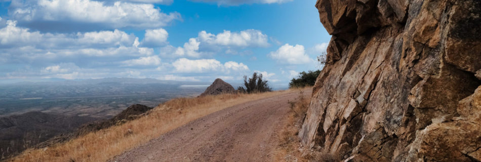 Agua Caliente Canyon road Arizona