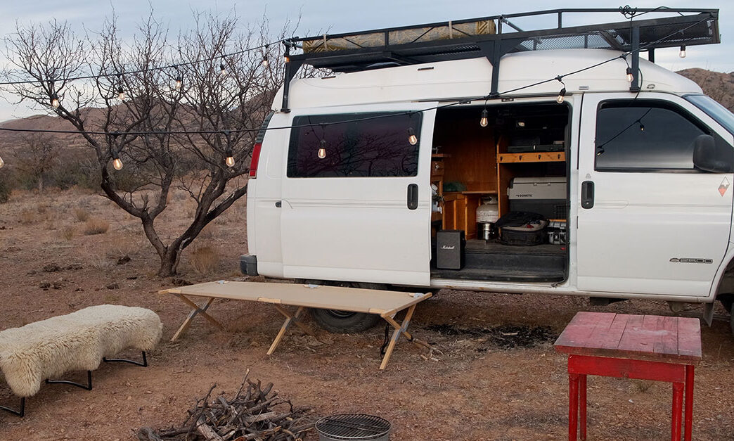 4×4 Overland Van Camping Setup | Relaxing in the Desert