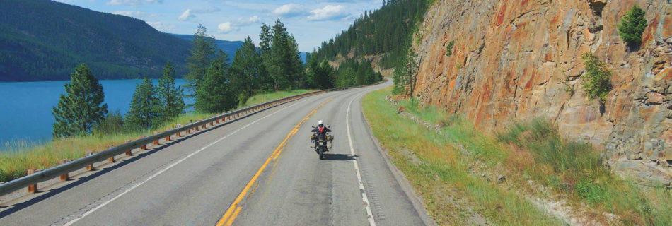 Riding Solo Lake Koocanusa Montana