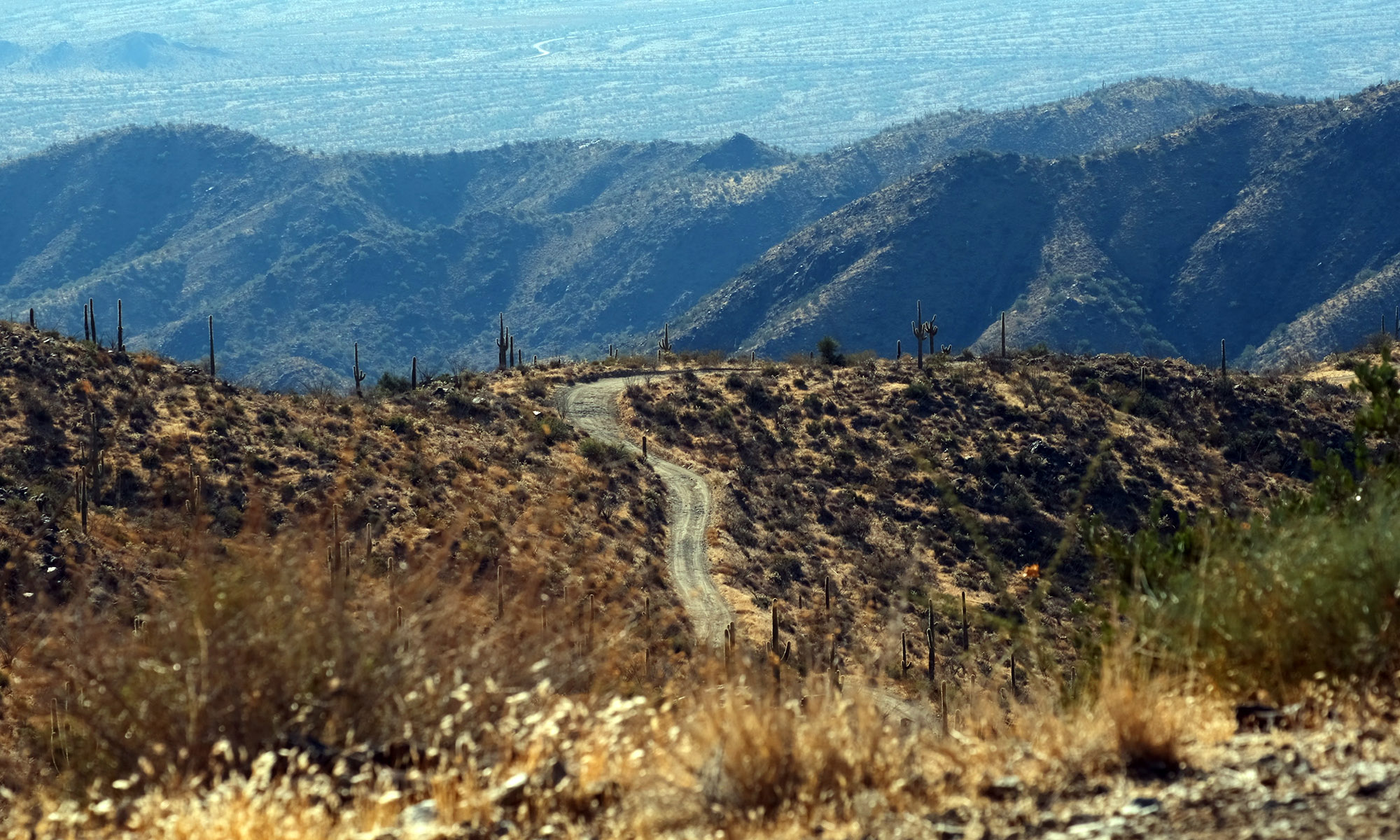 Mount Harquahala Arizona desert landscape road