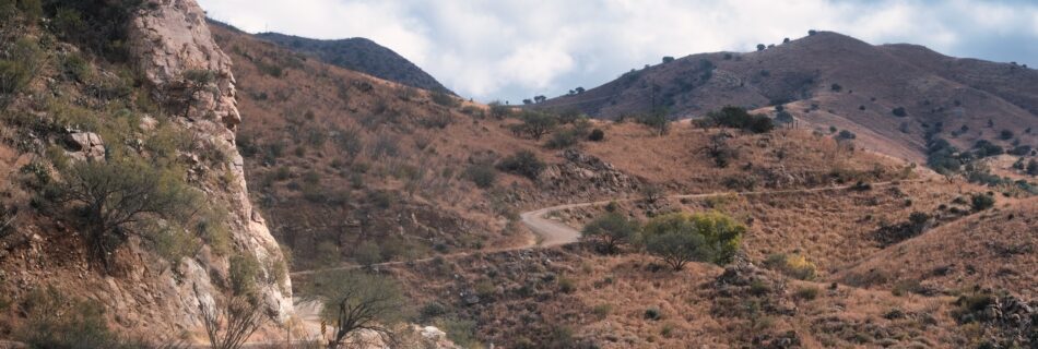 Bow Canyon road in Arizona