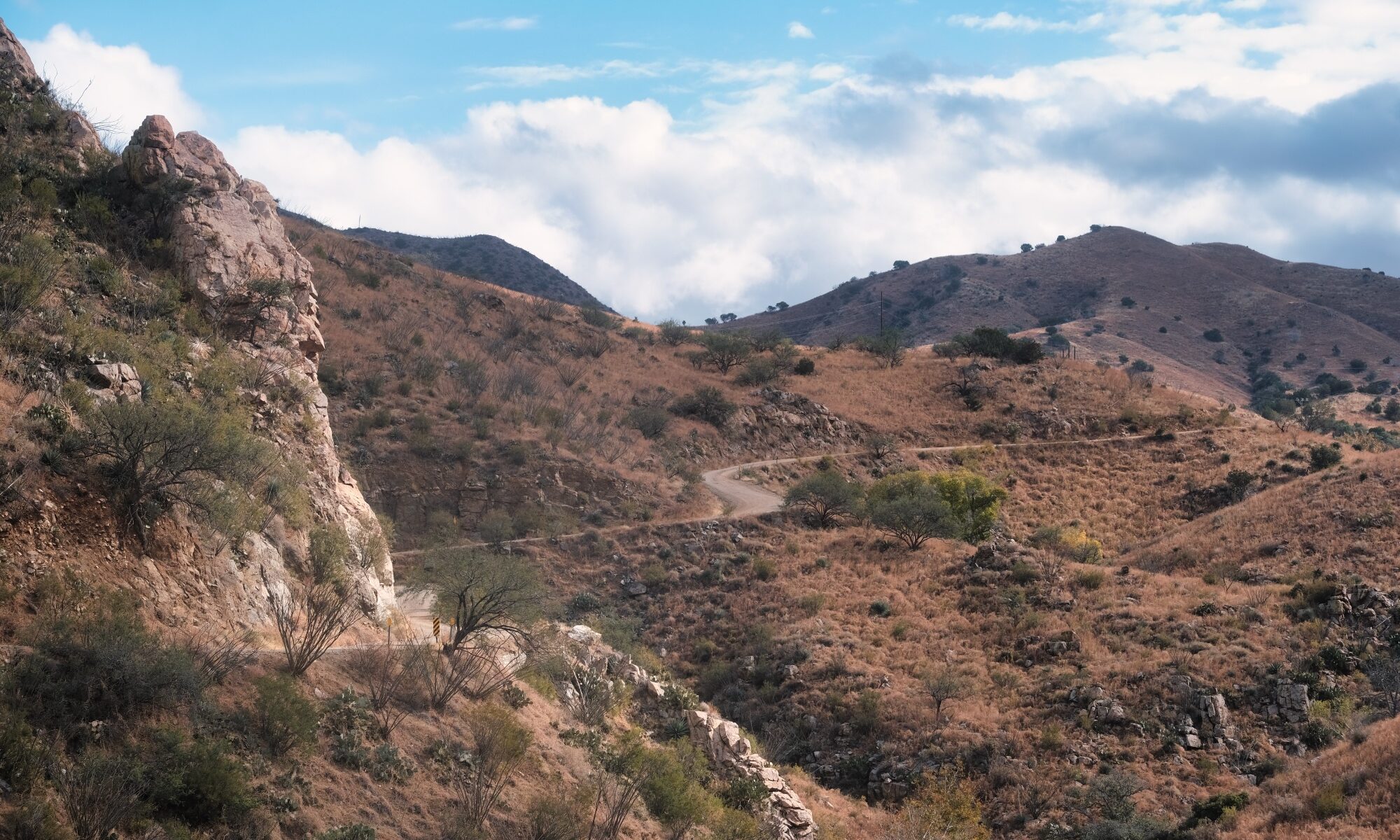 Bow Canyon road in Arizona