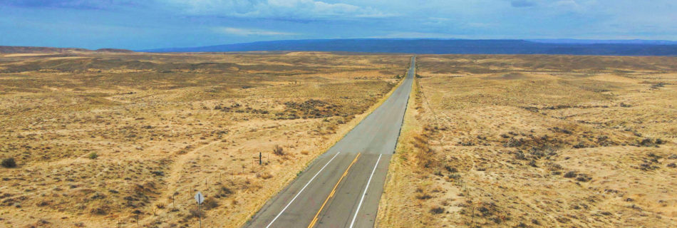 Empty road in Colorado