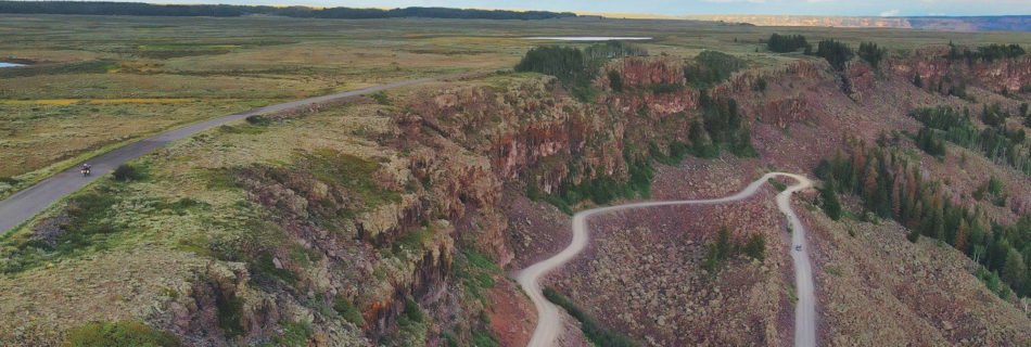 Lands End Colorado roads