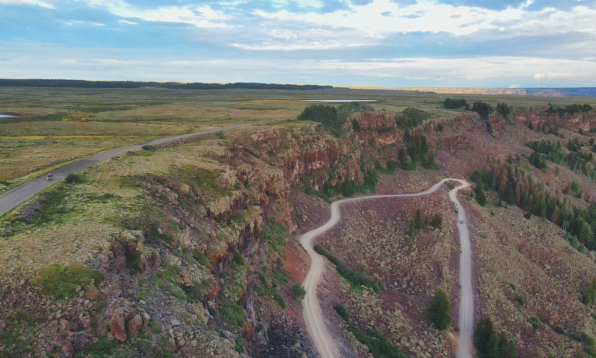 Lands End Colorado roads