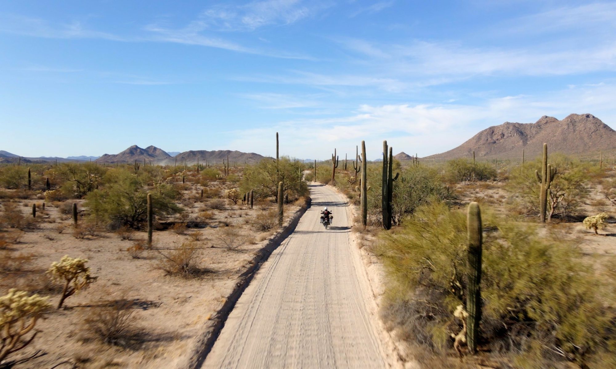 Motorcycle El Camino del Diablo Arizona