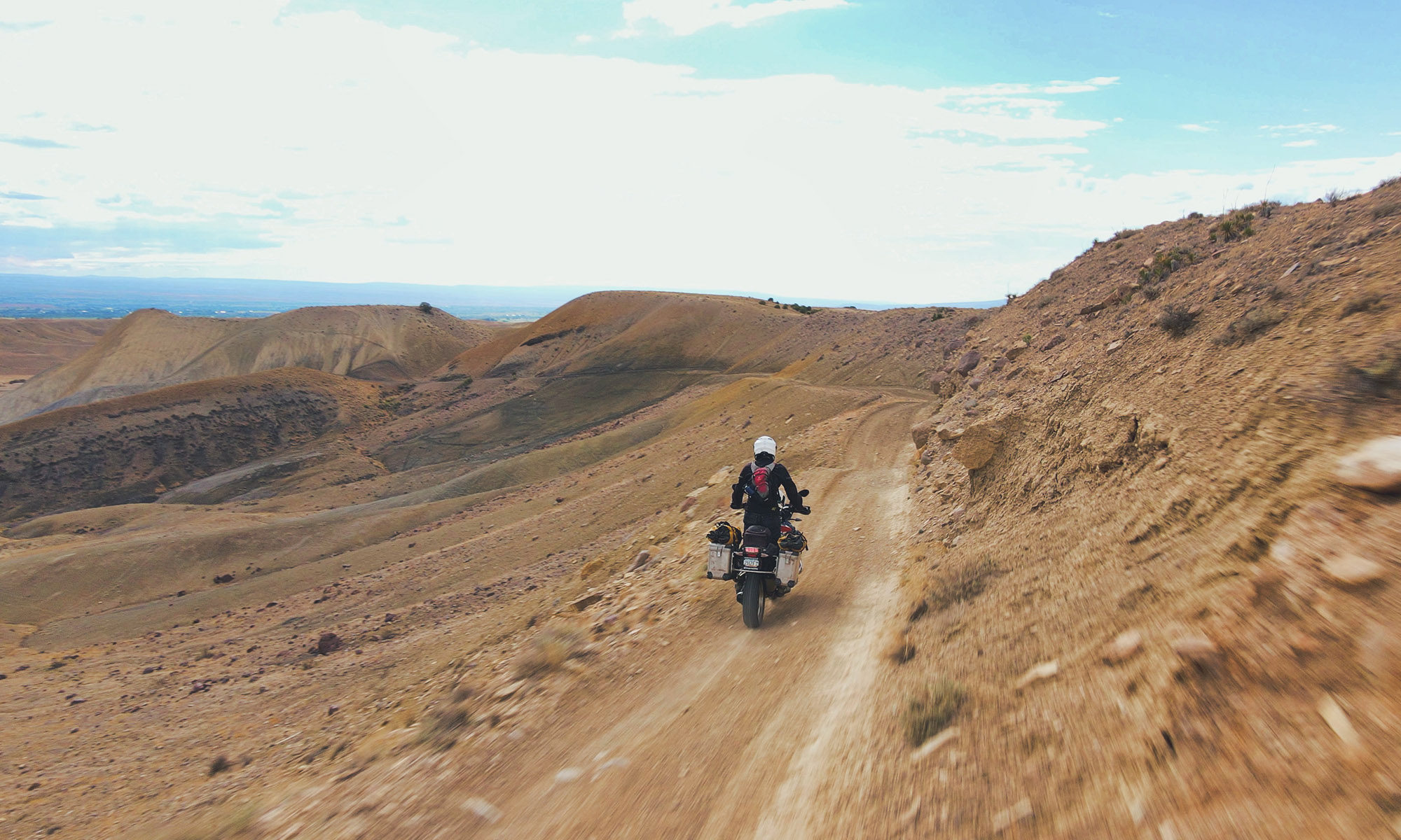 Motorcycle riding Peach Valley OHV Colorado