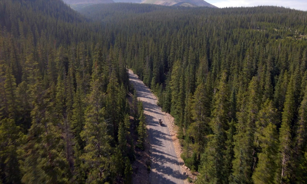 Dirt road up Georgia Pass Colorado