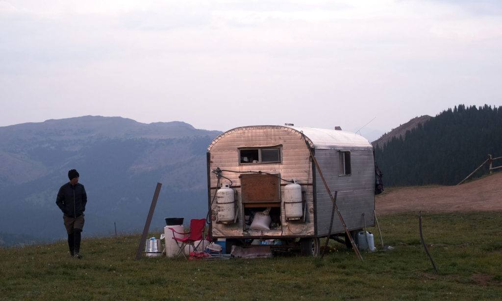 Sheepherder cabin on Ptarmigan Pass Colorado