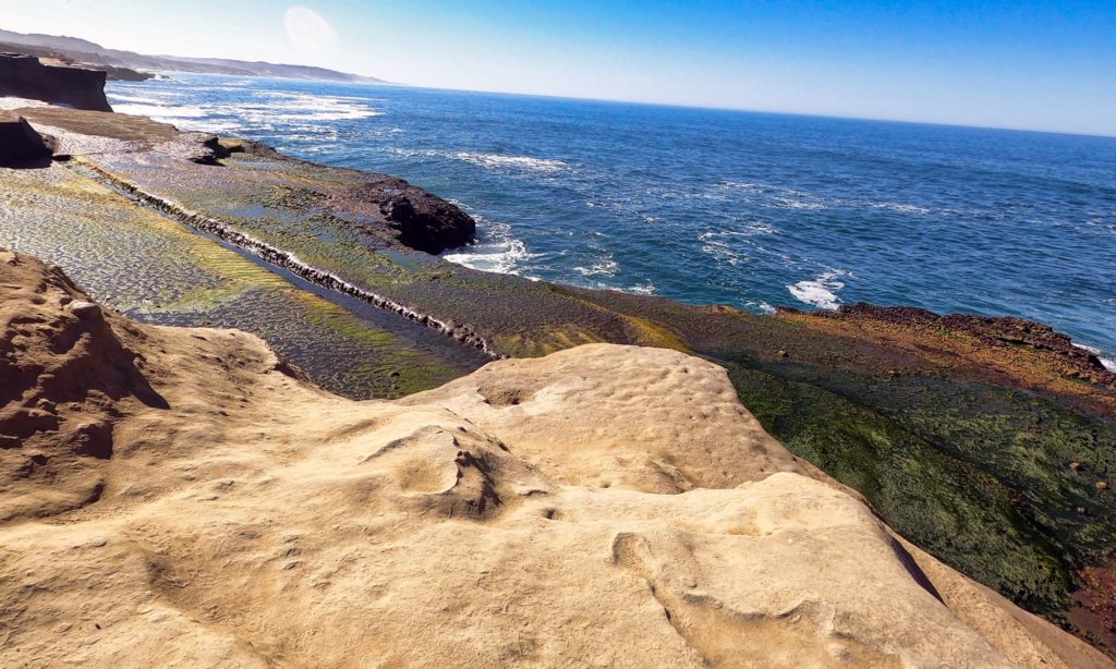 Coast Pacific Ocean in Baja California at La Lobera