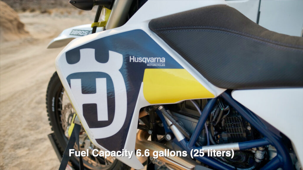 Husqvarna 701 LR long range fuel tank