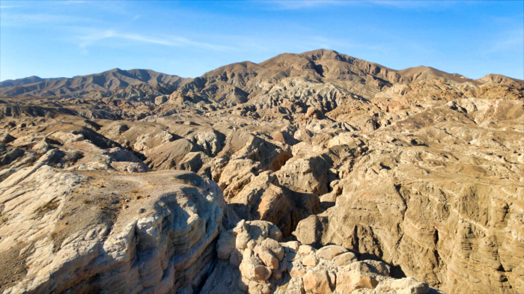 anza borrego desert state park aerial view