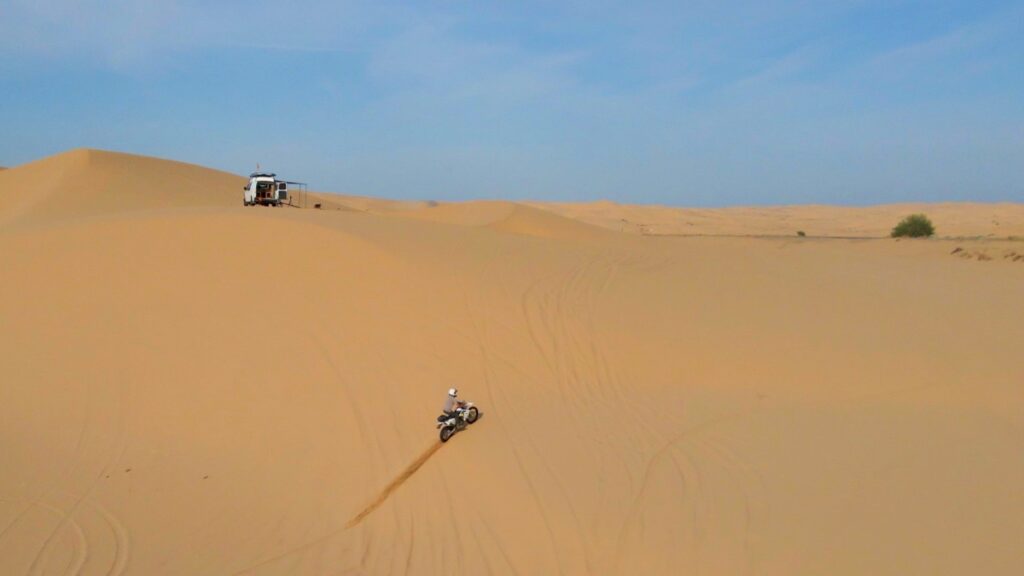 dirt bikes in Imperial Sand Dunes