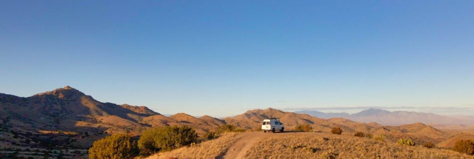 Van Camping in the Santa Rita Mountains in Arizona