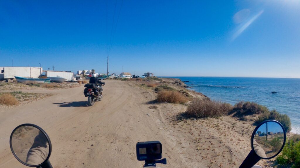 Motorcycling in Bahia Ascension Baja California