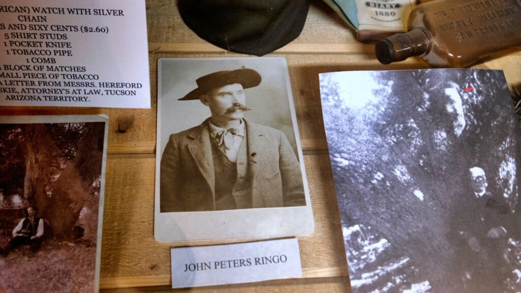 Black and white photograph of gunfighter Jonny Ringo