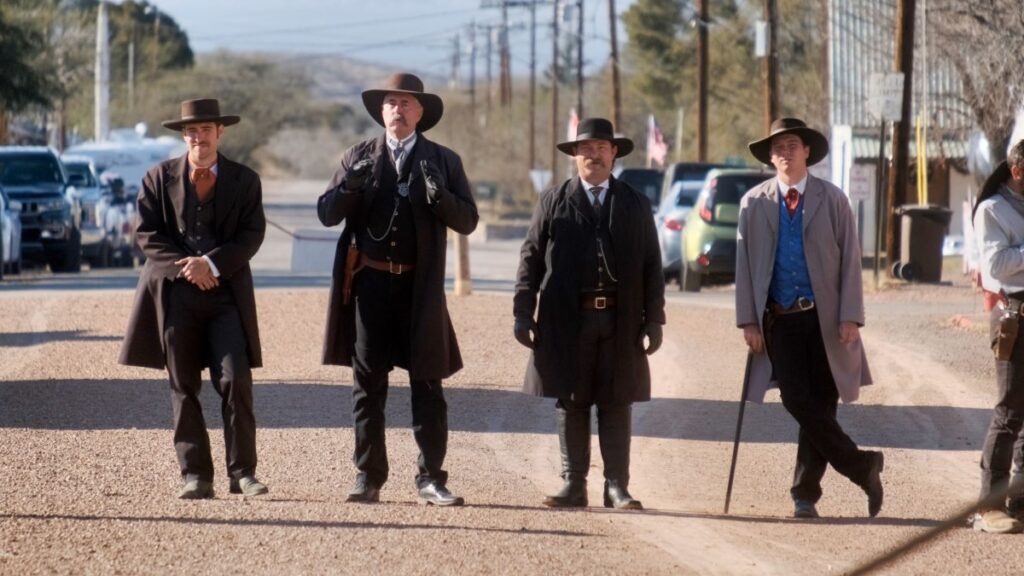 Gunfight reenactment cowboys on the streets of Tombstone, Arizona