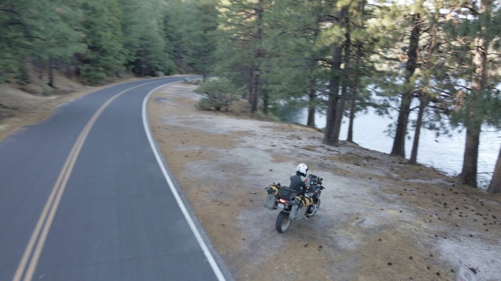 BMW R1200 GS motorcycle off pavement