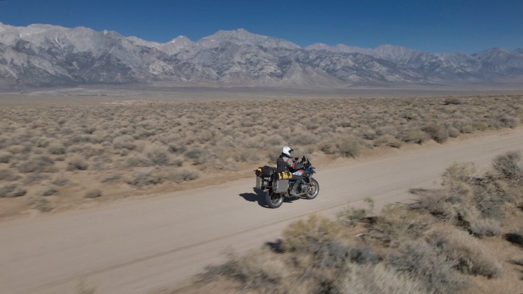 Sterling Noren BMW GS motorcycle Alabama Hills