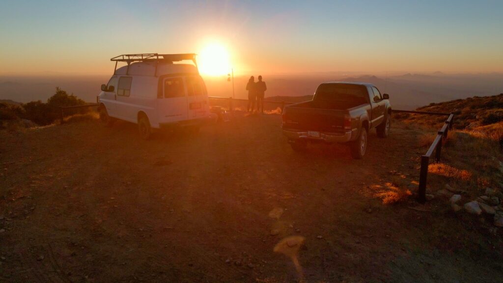 Mount Harquahala Sterling Noren and Eva Rupert 2021 sunset