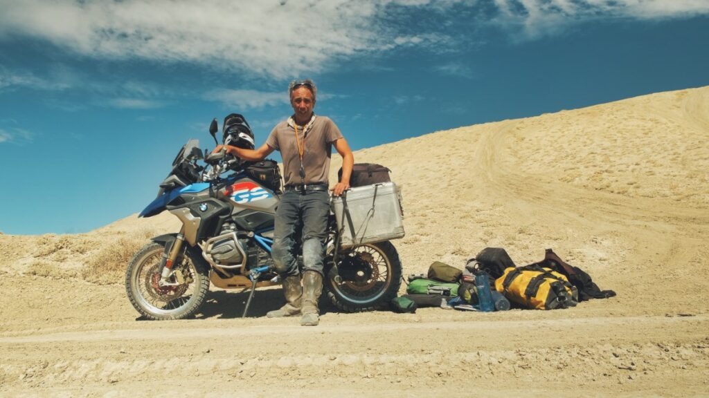 Sterling Noren BMS GS motorcycle in Peach Valley OHV Area Colorado