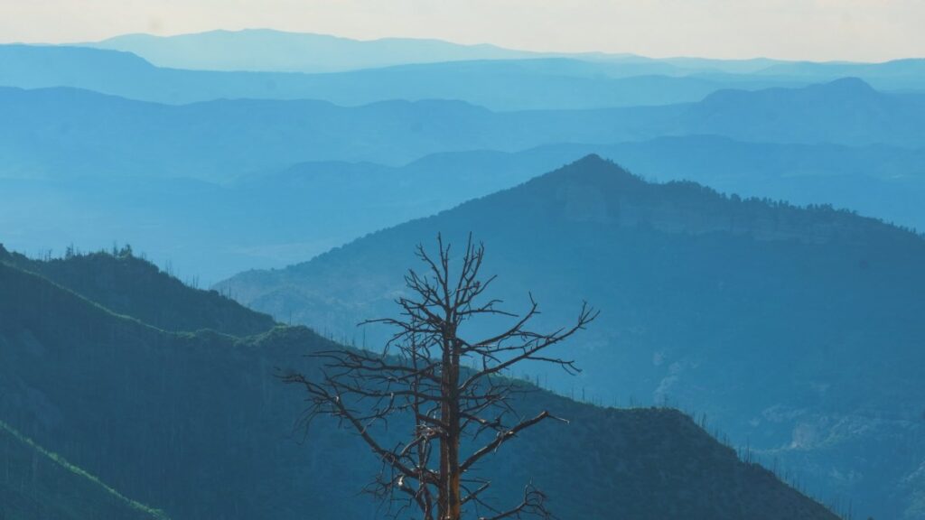 Scenic view of mountains in New Mexico