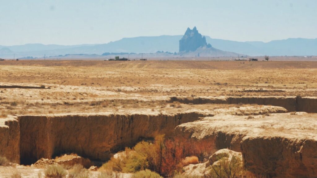 Shiprock landscape in New Mexico