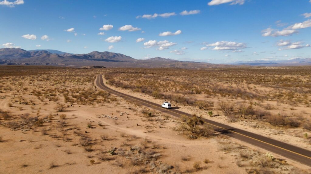 overland van camping Cascabel Road Arizona 2021