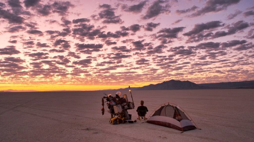 Sterling Noren BMW motorcycle camping Black Rock Desert northern Nevada