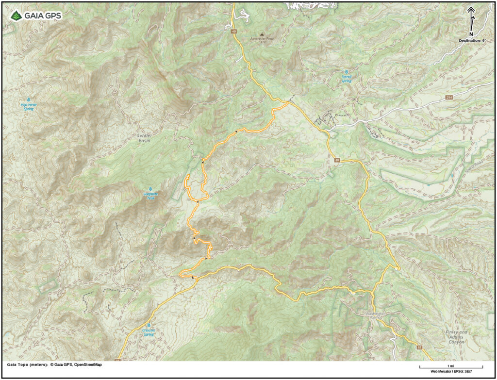 Guajalote Flats Map