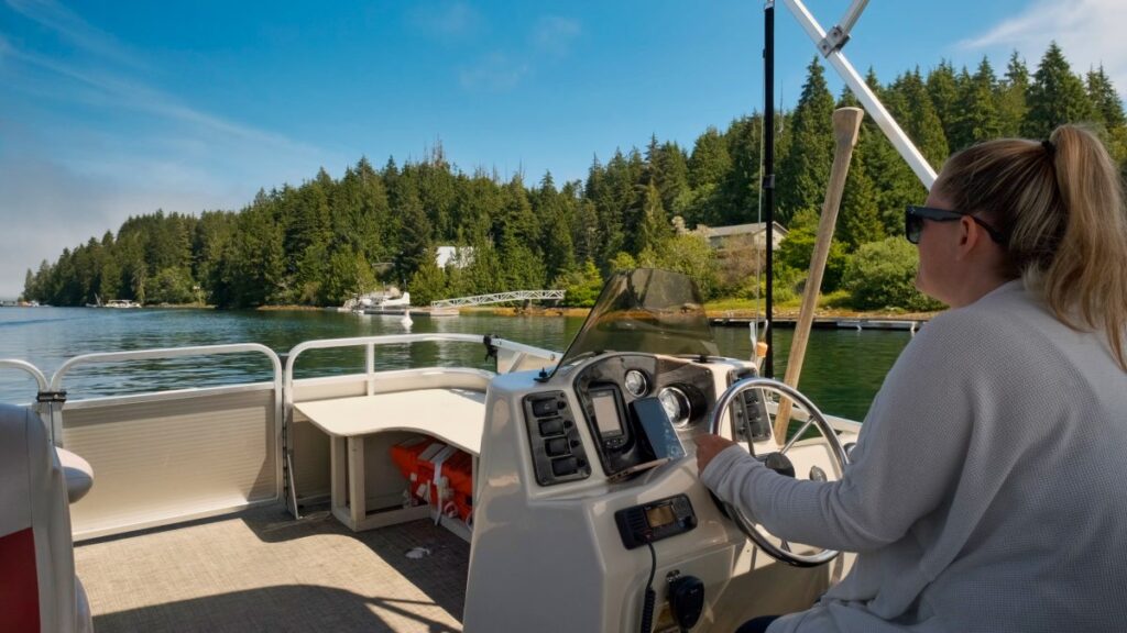 Bamfiedl water taxi in British Columbia