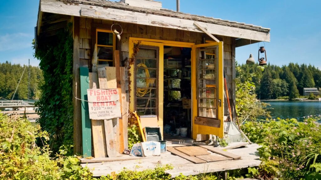 Fishin shack, Bamfield, British Columbia